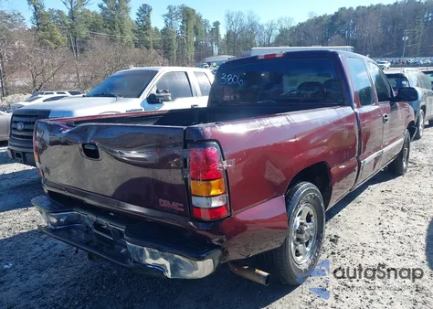 2001 GMC Sierra 1500 Sle from USA, damaged, VIN 2GTEC19V711153806